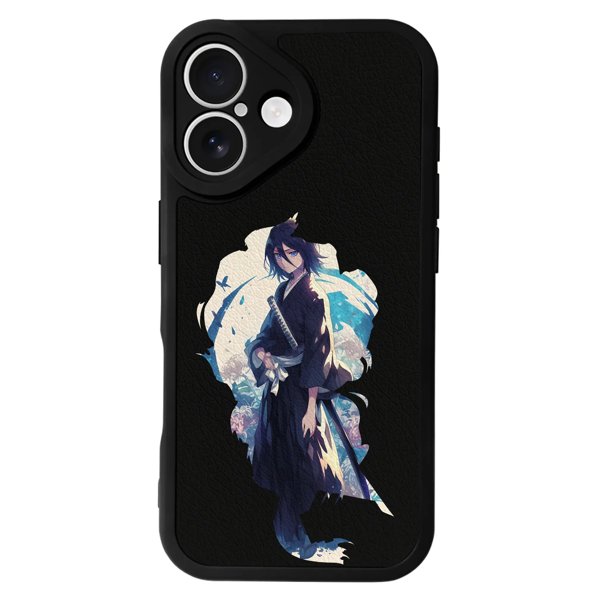 ブリーチ グッズ 朽木 ルキア - IPhone 16シリーズ対応 ・ シリコンスマホケース ・ レザー調 ・ 高精度フィット ・ 耐衝撃 ・ ワイヤレス充電対応 ・ 精密カット